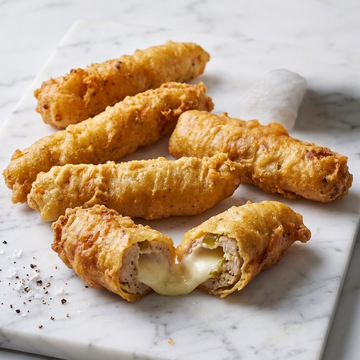 Chicken with Cheese Sticks